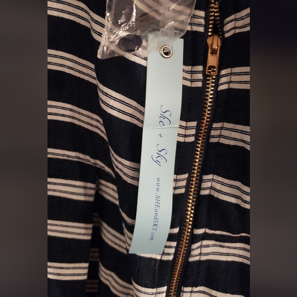 SHE AND SKY SAILOR DRESS SIZE LARGE - Picture 3 of 4